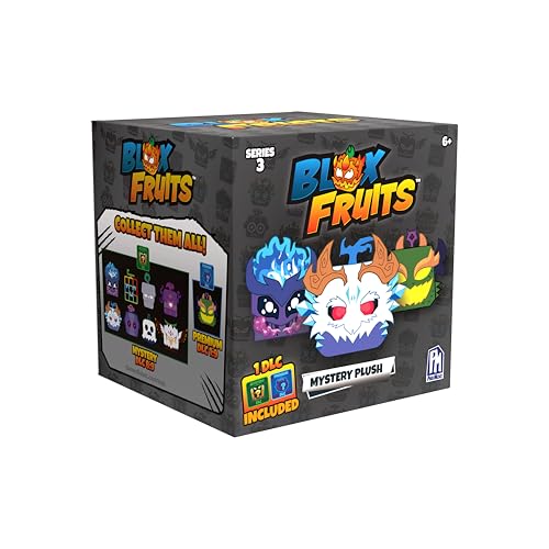 Blox Fruits - Peluche Sorpresa Coleccionable Serie 3 de 10 cm | Muñeco Suave Inspirado en el Videojuego Roblox | Plush Mystery Surtido para Niños, Fans y Coleccionistas Blox Fruits - Peluche Sorpresa Coleccionable Serie 3 de 10 cm | Muñeco Suave Inspirado en el Videojuego Roblox | Plush Mystery Surtido para Niños, Fans y Coleccionistas
