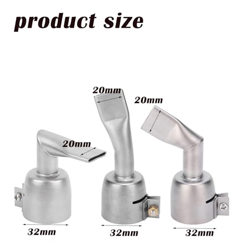 Lyshujli 202311-13-02 3Pcs Stainless Steel Hot Air Gun Welding Nozzles thumb #4