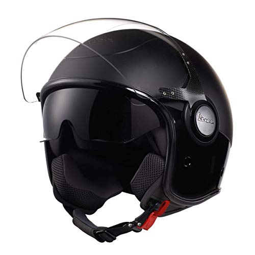  Casco semi-integrale Vespa VJ – Double Black