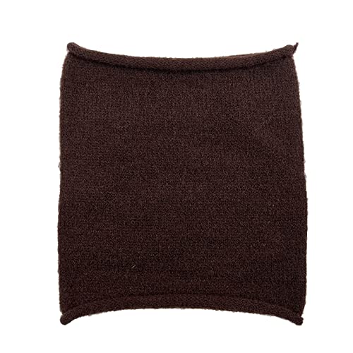 ZLBDYG Cachecol quente de inverno para aquecer o pescoço, cachecol duplo de lã grossa à prova de ven