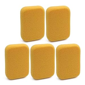 Olie Absorberende Spons, Multifunctionele Schoonmakende Sponzen, Schoonmakende Sponzen Schoonmakende Toebehoren Voor Badkuip Keuken Zwembad – Geel