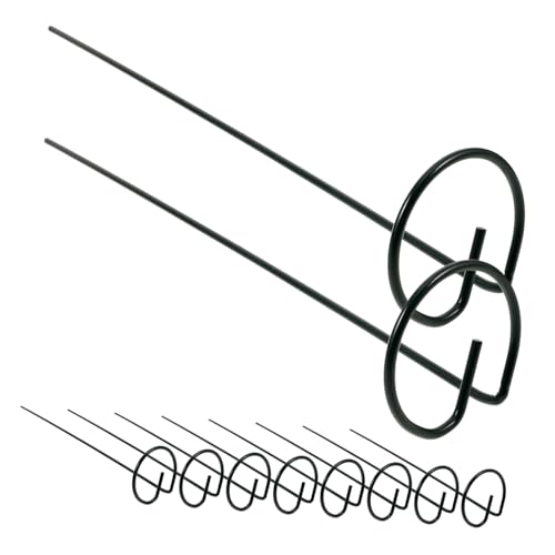 Yardwe 8 Piezas Postes De Soporte para Plantas De Metal Varillas De Soporte para Plantas para Jardín para Enrejado