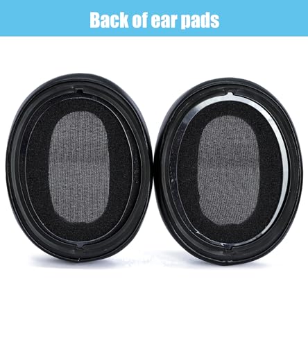 Almohadillas de repuesto compatibles con Sony WH-XB900N | Almohadillas de alta densidad y aislantes de sonido, color negro, piel de proteína suave miniatura 5