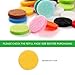 Maromalife 60 PCS Essential Oil Refill Pads, 0.67 Inch Felt Pads Aromatherapy Replacement Pads for Diffuser Necklace Diffuser Bracelet Car Diffuser Vent Clip Multi-Colored