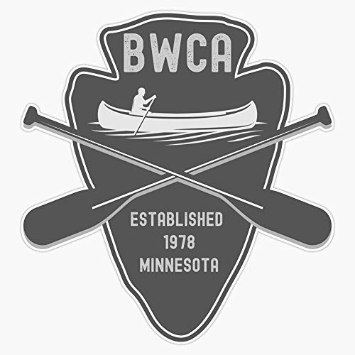 Generic Bwca Boundary Waters Canoe Area Sticker Vinyl Decal Wall Laptop Window Car Bumper Sticker 5 inches PNP-CAMP-STICKERS-070