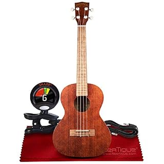 Kala Makala MK-TE Tenor Ukulele with PS-900 Passive Electronics + GSA70B Black Ukulele Strap, Xpix 1/4″ TRS Cable, Universal Guitar Care Kit & Fibertique Microfiber Cleaning Cloth - Les Beatles, Paul McCartney, John Lennon, RIngo Starr, George Harrison Kala Makala MK-TE Tenor Ukulele with PS-900 Passive Electronics + GSA70B Black Ukulele Strap, Xpix 1/4" TRS Cable, Universal Guitar Care Kit & Fibertique Microfiber Cleaning Cloth – Image 2