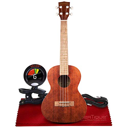 Kala Makala MK-TE Tenor Ukulele with PS-900 Passive Electronics + GSA70B Black Ukulele Strap, Xpix 1/4″ TRS Cable, Universal Guitar Care Kit & Fibertique Microfiber Cleaning Cloth - Les Beatles, Paul McCartney, John Lennon, RIngo Starr, George Harrison Kala Makala MK-TE Tenor Ukulele with PS-900 Passive Electronics + GSA70B Black Ukulele Strap, Xpix 1/4" TRS Cable, Universal Guitar Care Kit & Fibertique Microfiber Cleaning Cloth – Image 3