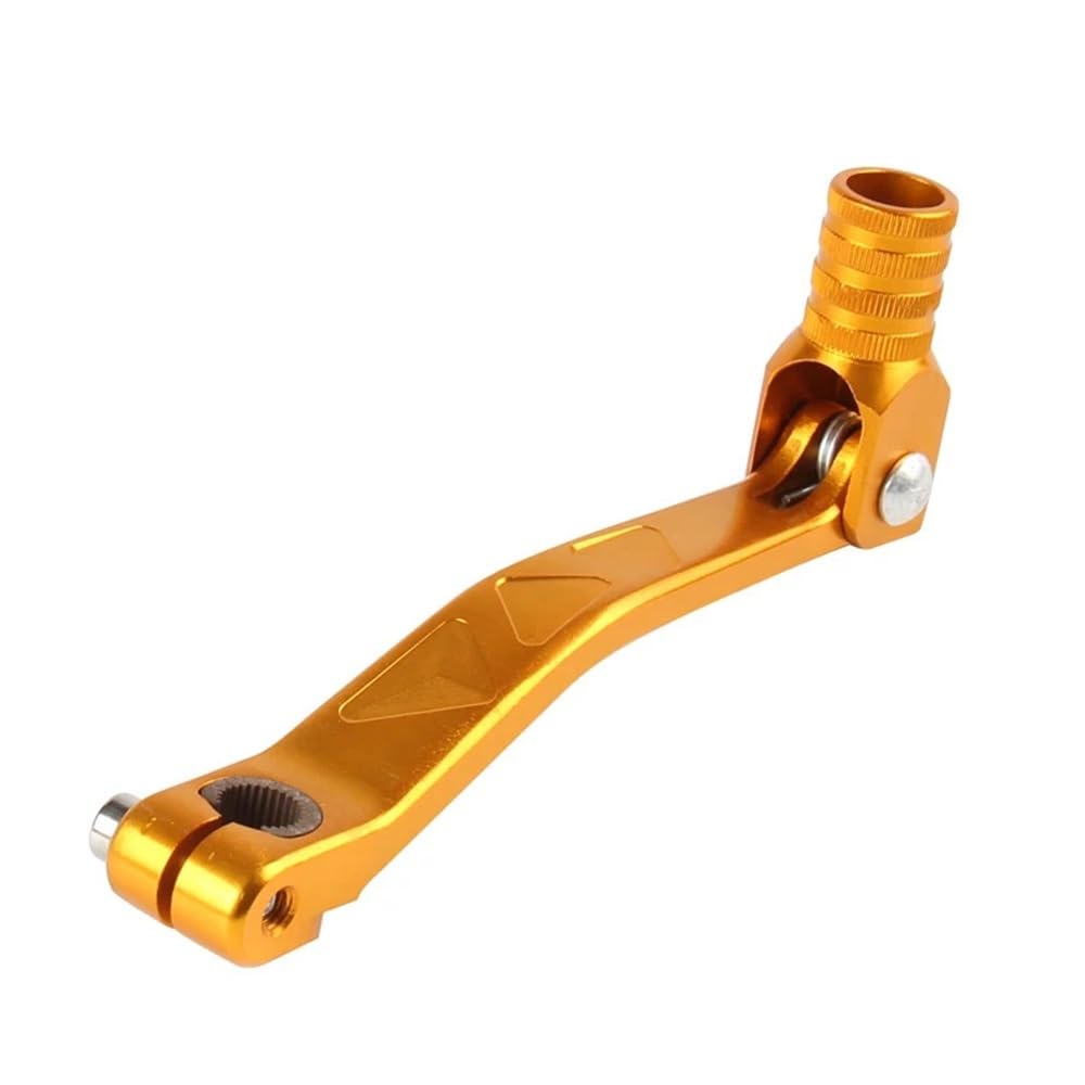 Lpuytrb Yellow Gear Shifter Pedal Motorcycle Aluminum Folding Gear Shift Lever Dirt Bike Pit Bikes For Xr50cc For Crf50cc 70Cc 110Cc 125Cc