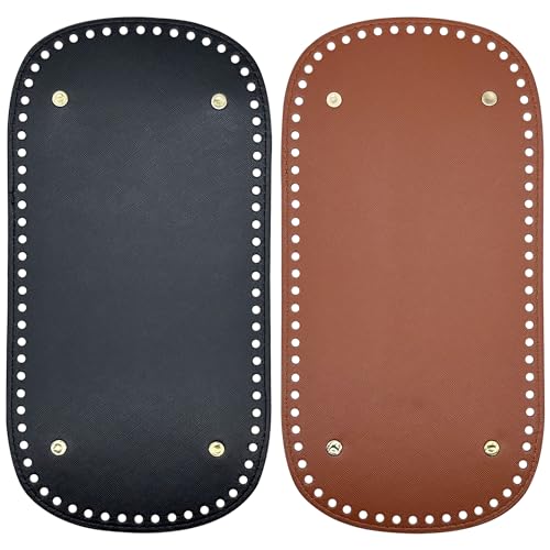 JMZLLRX 2 Pz Cojín de Parte Inferior de Bolso, 30 x 15cm Rectángulo Cojín Inferior Almohadilla de Bolso, Almohadilla de Bolso Parte Inferior Bolsa para Accesorios Hechos a Mano Del Bolso DIY