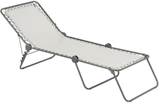Lafuma Siesta L Bains de Soleil, Batyline, Rye II, 201 x 70 x 35.5 cm