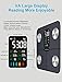 Smart Scale for Body Weight – Large Display Digital Scales with BMI, Body Fat, Muscle Mass, Professional Accurate to 0.05lb Bathroom Scales with Bluetooth APP Body Metrics