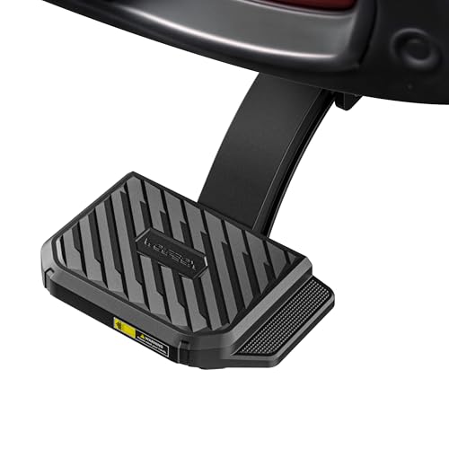 WOLFBOX Retractable Bed Step for 2020-2026 Jeep Gladiator, 330 LBS Heavy-Duty Truck Bed Step, Non-Slip Aluminum Tailgate Step Replace Easy Bolt-On