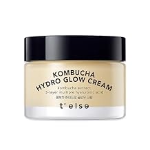 TELSE Kombucha Hydro Glow Cream 1.69 fl.oz., Tightening Deep Facial Moisturizing, Vegan, Hydrate and Soften the Skin, 50ml
