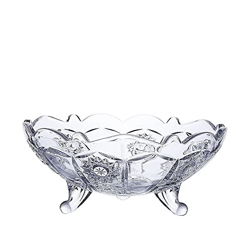 Prato decorativo centro de mesa e fruteira de vidro……