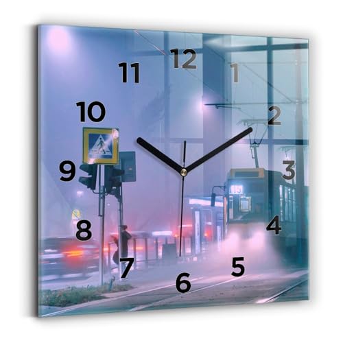 Horloge de qualité supérieure Wallfluent mécanisme silencieux design Varsovie