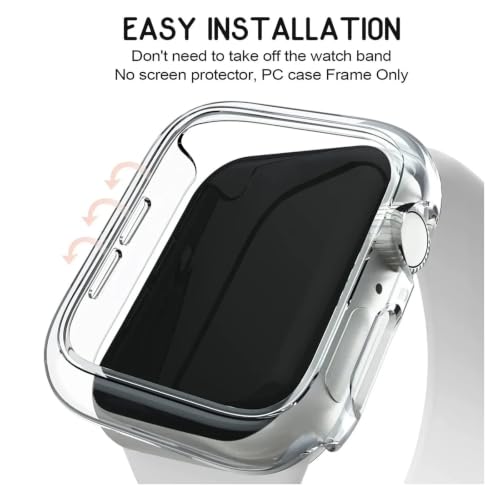 Protection Apple Watch 42mm anti-rayure coque PC blanche rigide - 5
