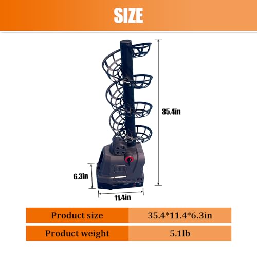 image for YUEWO Pickleball Machine Tennis Ball Machine Adjustable&Portable Pickl