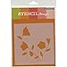 Penny Black Flower Dance Scrapbooking Stencil