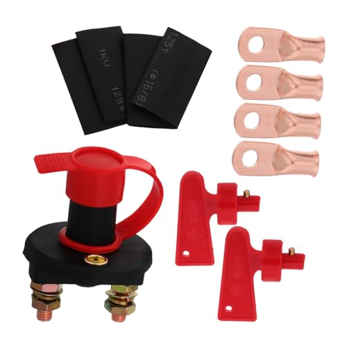 ABOOFAN 2 Hole Battery Disconnect Switch Waterproof Toggle for Rv Boat Automotive Isolation Safety