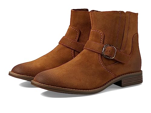 Clarks Women's Camzin Loop Ankle Boot, Tan Suede, 6 Medium US - image 1
