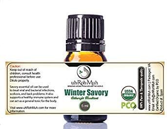 Aceite esencial orgánico de invierno, extractos de Satureja Montana para aromaterapia y cuidado de la piel, aceite esencial 100% puro y natural,