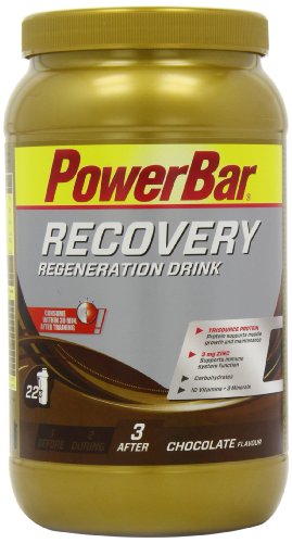 PowerBar Mehrkomponenten-Protein aus Casein, Whey und Soja – Protein-Pulver mit Kohlenhydrate, Vitamine und Mineralstoffe – 1,2kg Chocolate