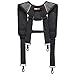 ToughBuilt ClipTech Series – Pro Padded Suspenders, Heavy-Duty Adjustable Work Suspenders Breathable Padding, Durable Buckle Clips, and Reinforced Stitching for Tool Belts Jobsite Comfort (TB-CT-51P)