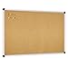 XBoard Cork Board 36 x 24, Notice Cork Bulletin Board, Corkboard with Aluminum Frame and Push Pins for Display