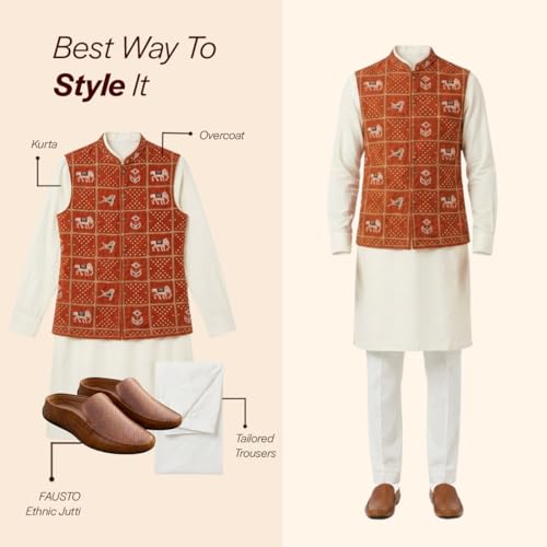 Image of FAUSTO Mens Perforated Stylish Driving Moccasins | Half Shoes for Office & Outings | Driving Loafers | Casual and Formal Mules | Soft Cushioned Insole