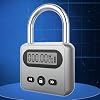 Metal Timer Lock, LCD Display Multi-Function Electronic Time, 999 Hours Max Timing, USB Rechargeable Timer Padlock, Electrical Timers(Gray)