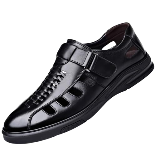 Sandalias de pescador transpirables para hombre con punta cerrada y diseño cómodo casual