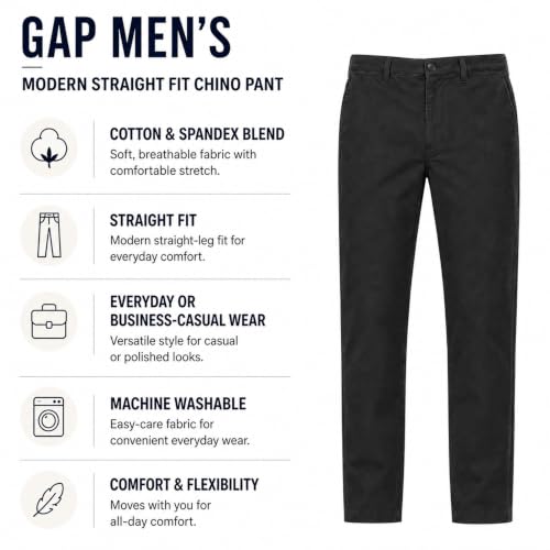 Image of Gap Men's Essential Slim Fit Chino Pants
