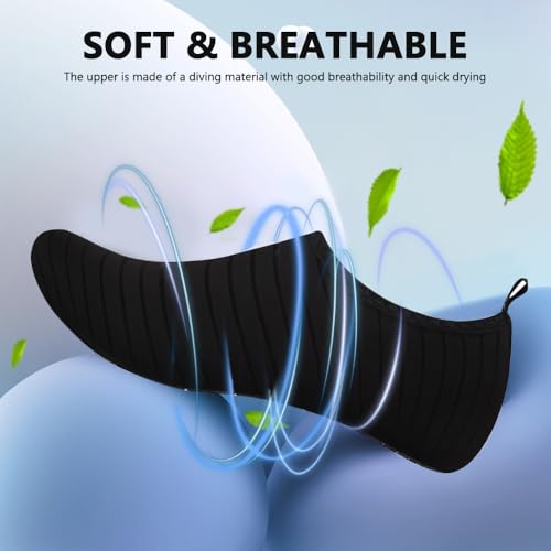 Water Shoes for Women Men Quick-Dry Barefoot Aqua Socks Swim Pool Non Slip Surf Yoga Exercise Outdoor Trave Essentials3