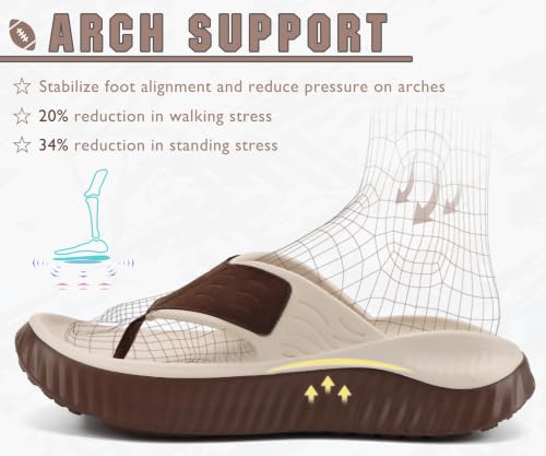 Image of KuaiLu Recovery Flip Flops for Women Sport Thong Sandals
