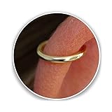 Smooth Cartilage Earring Hoop - 14K Gold Filled 20G Helix Piercing Ear Ring - Helix Piercing Earring