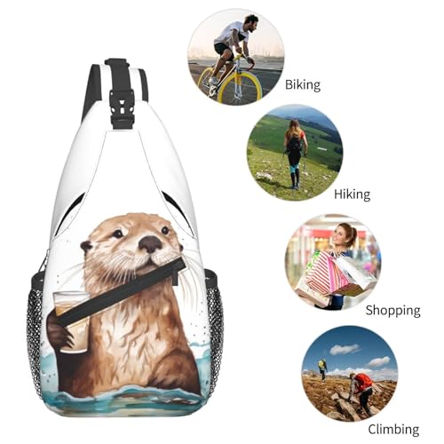 Bolso cruzado casual para hombres y mujeres miniatura 6