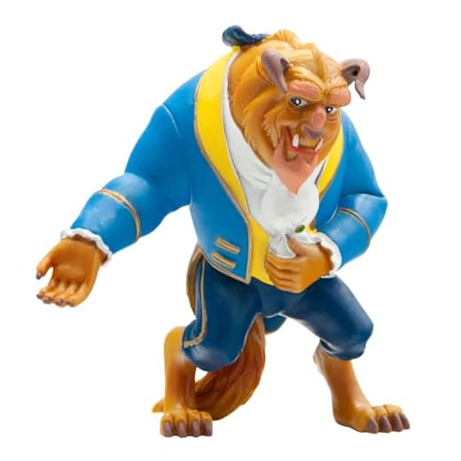 Bullyland 12463 – Lekfigur, Walt Disney Skönheten och odjuret, odjuret, ca 10 cm, perfekt som en tårtfigur, detaljrik, PVC-fri, fantastisk present till barn för fantasifull lek