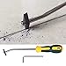 Grout Removal Tool, 2Set Grout Remover Caulking Removal Tool Remove Grout or for Tile Joints and Seams or Corner,Paint Coating And Wall Treatment