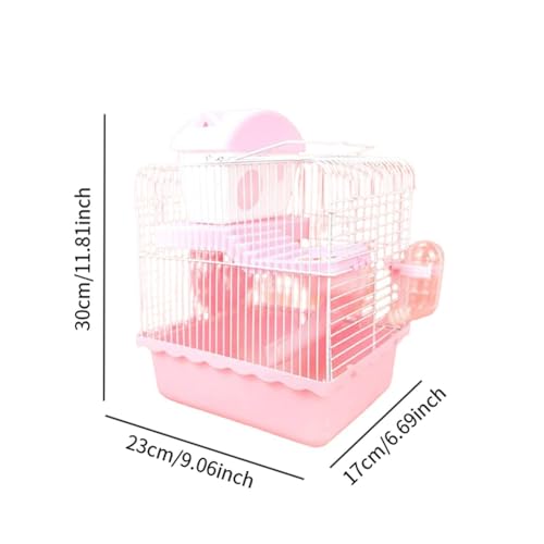 Jaula de transporte para hámster con excelente ventilación y asa cómoda 4