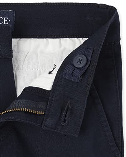 The Children's Place Boys Stretch Skinny Chino Pants,New Navy 2 Pack,12 — view 3