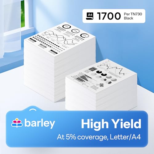 Image of TN730 TN-730 Compatible TN-730 TN730 Toner Cartridge Black Replacement for Brother TN730 TN-730 DCP-L2550DW MFC-L2750DW MFC-L2710DW Toner Printer (2-Pack).