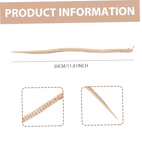 Serpent en bois flexible de 12 pouces pour activité manuelle d'anniversaire - 3