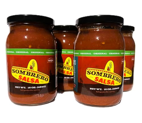 Sombrero Salsa Original 16 oz 4 Pack
