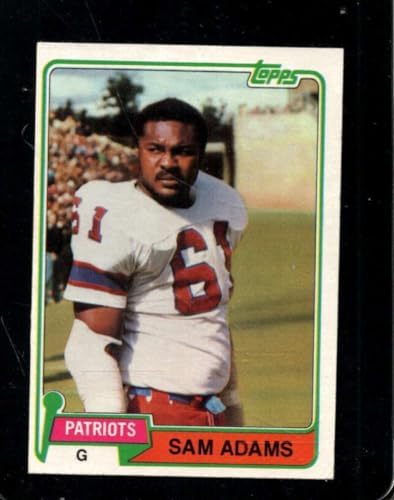 1981 TOPPS #352 SAM ADAMS EXMT PATRIOTS image 3