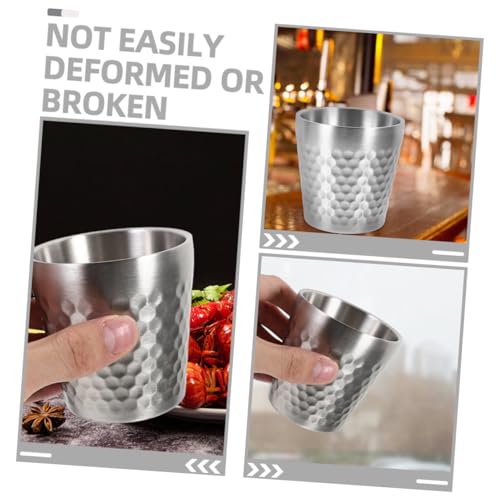 Tazas de acero inoxidable Cabilock con acabado resistente de alta calidad para café 7