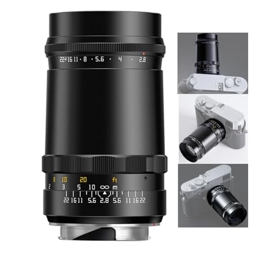 TTArtisan 100 mm F2.8 Bubble Bokeh Obiettivo MF Full Frame per fotocamere mirrorless solo per fotocamere Leica M-Mount