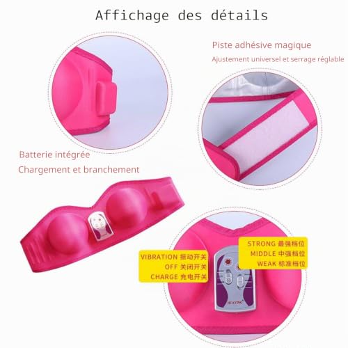 LBJDJYB Soutien-Gorge Rehausseur de Poitrine Vibrant électrique, Augmentation Mammaire Rapide Portables, sans Fil Électrique Masseur du Sein Amélioration Anti-affaissement – vue 2