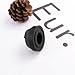 Be In Your Mind 6pcs Screw-in Rubber Cane Tips Feet Cane Replacements Compatible with Hurrycane Freedom Edition Walking Sticks with Screws