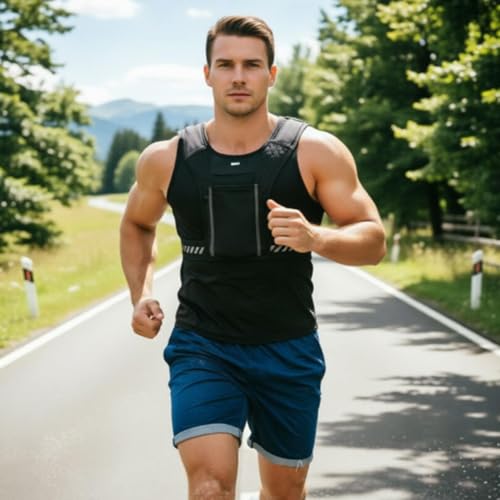 Soporte de móvil para chaleco que evita rebotes al correr y entrenar 2