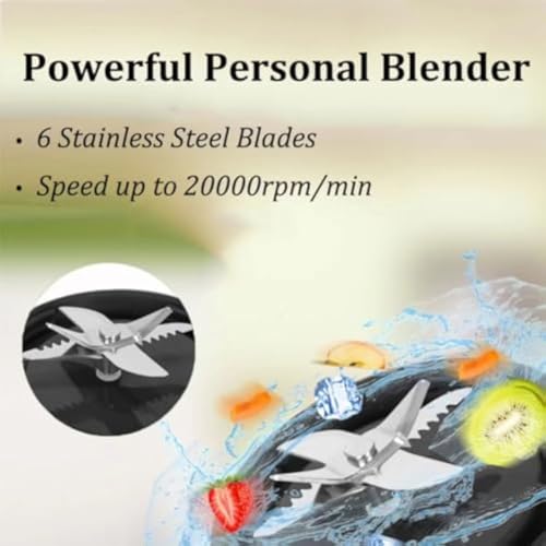 Blender FreshJuice électrique rechargeable sans fil avec moteur puissant pour mixage rapide - 5